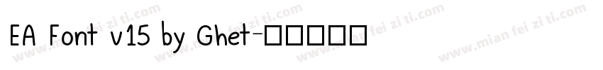 EA Font v15 by Ghet字体转换